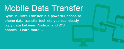 Syncios Data Transfer is a powerful phone to phone data transfer tool lets you seamlessly copy data between Android and iOS phones.