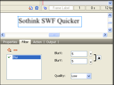 video editing software blur
 on Screenshot - Flash SWF Editor, Edit Flash, Flash Animation Software ...