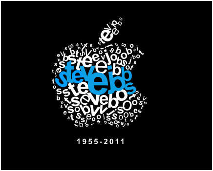 Logo Design Jobs on Of Vector Logo Design Reshaped Apple Logo In Memories Of Steve Jobs