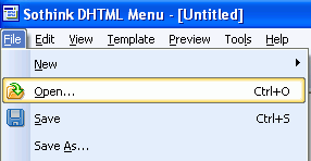 sothink dhtml templates How to make dhtml mouseover menu in 3 steps?