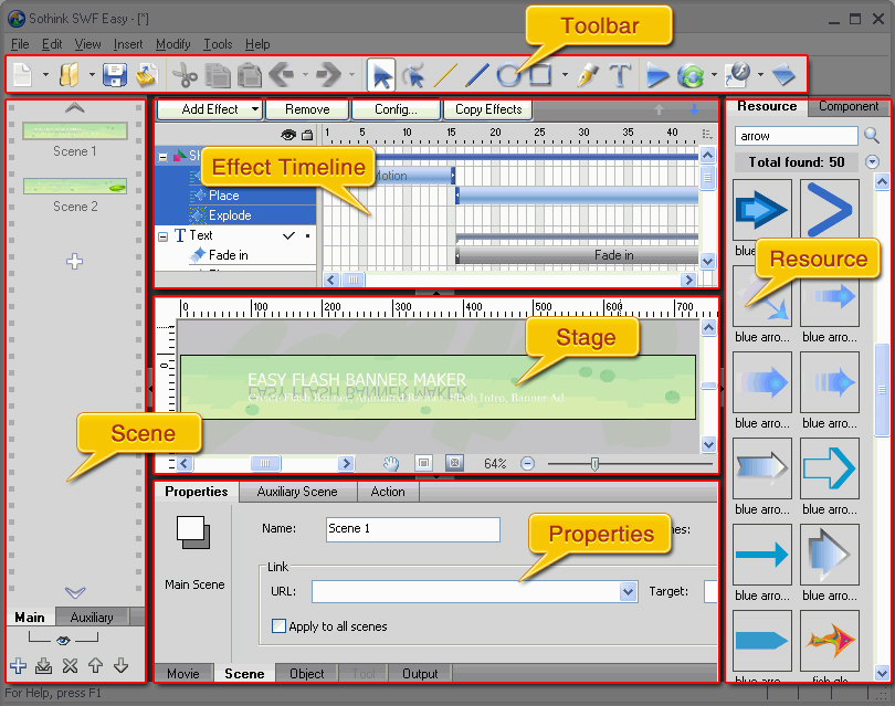 SWF Easy Interface