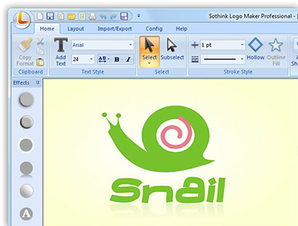 Use Text To Shape For Text Based Logo Sothink Logo Maker Pro