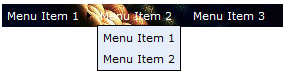 Navigation Menu - Black Menu