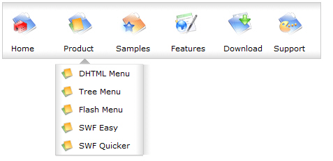 Nav Bar - Horizontal Menu