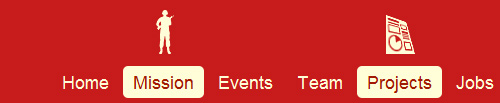 Nav Bar - Horizontal Menu