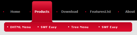 Nav Bar - Horizontal Menu