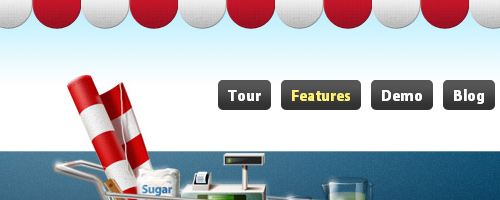 Nav Bar - Horizontal Menu