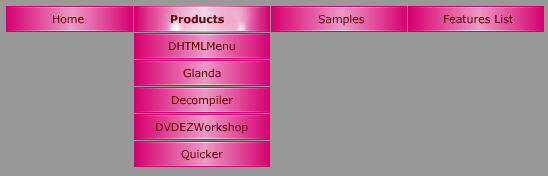 Website Menu - Flash Menu 