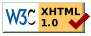 Valid XHTML 1.0