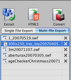 Decompile SWF on Mac - Extract Resources
