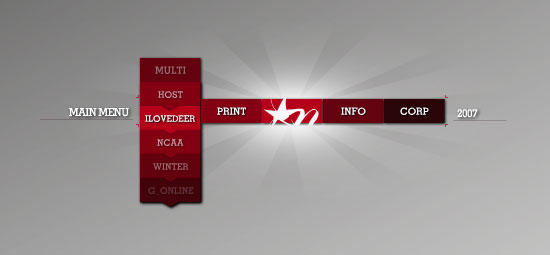 Flash Menu Maker - Nice Menu Design