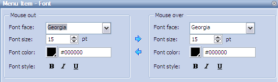 edit font for web buttons