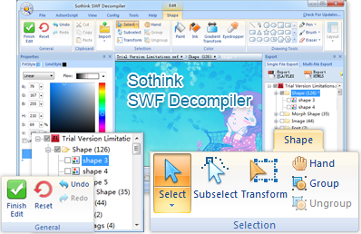 Official] Sothink SWF Decompiler, Flash Decompiler, Flash to HTML5