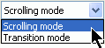 Multiple scroll modes