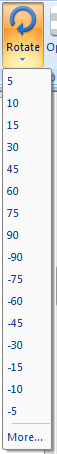 Rotate- Drop-down list