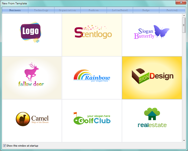 Logo Design - Template Window