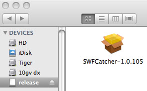 Install SWF Catcher for Safari