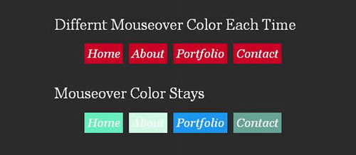 Drop Down Menu -Jquery color