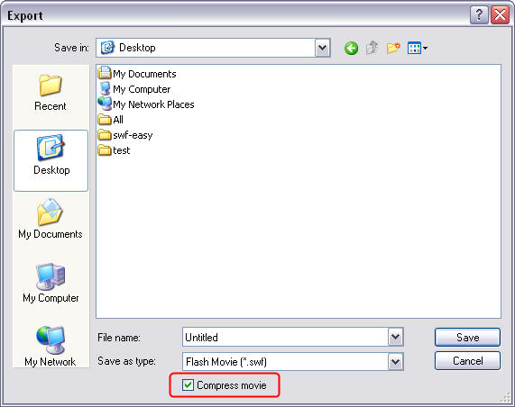 export window