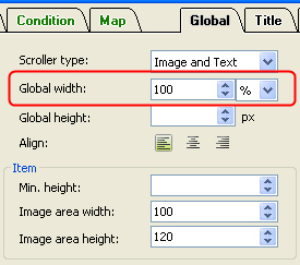 Set Width for Image Scroller