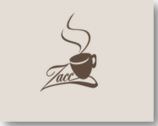 cafe & coffe logo sample