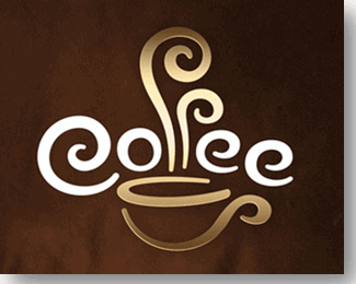 cafe & coffe logo sample