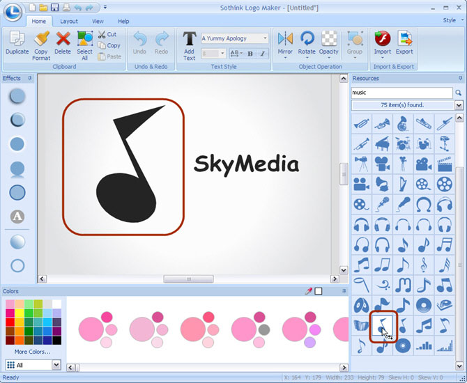 band logo maker-Replace resource