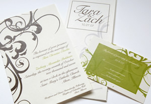 wedding invitaion - lace