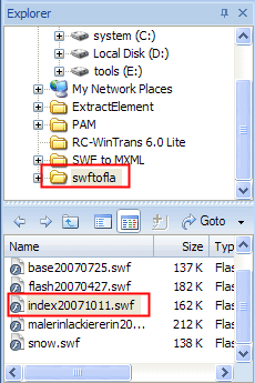 Extract FLV from SWF