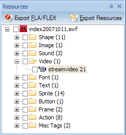 Extract FLV from SWF